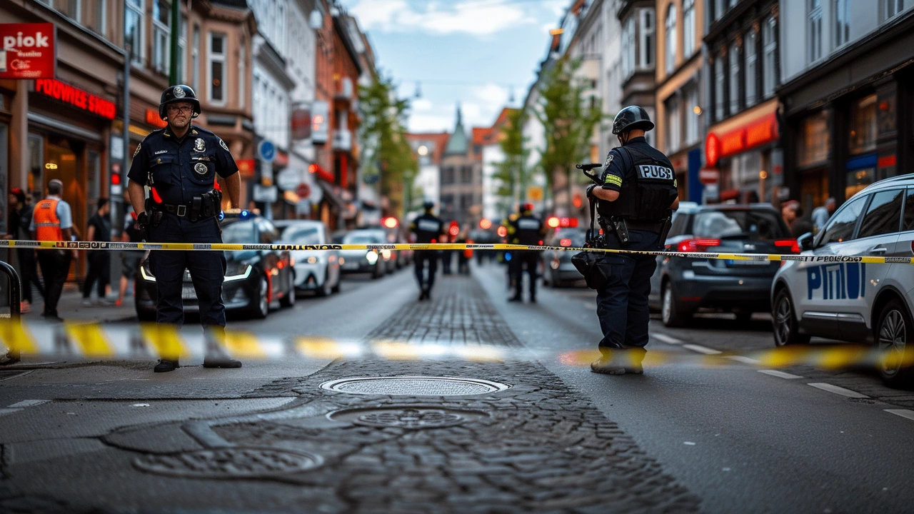 39-jarige Man Neergeschoten door Politie in Hamburg na Dreigen met Aanzwengelend Voorwerp